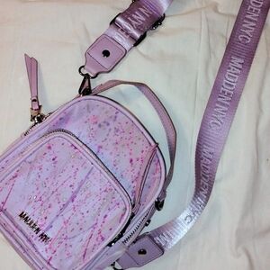 Madden NYC Lavender Splatter Crossbody Bag